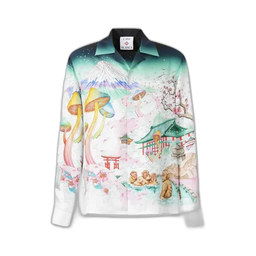 Casablanca Silk Twill Printed Shirt