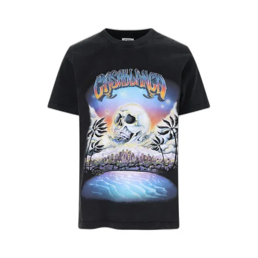 Casablanca Graphic Printed Crewneck T-Shirt