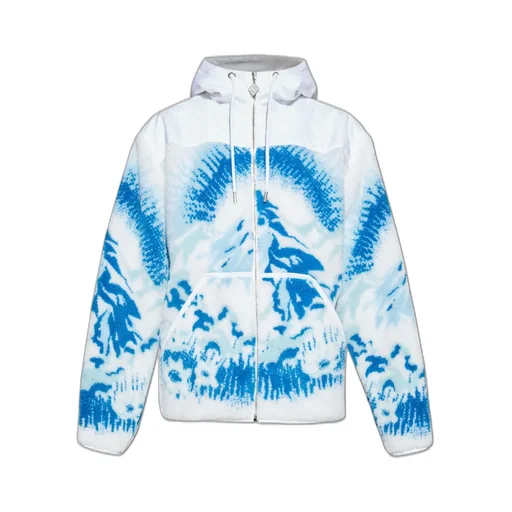 Casablanca Mountain Print Hooded Jacket