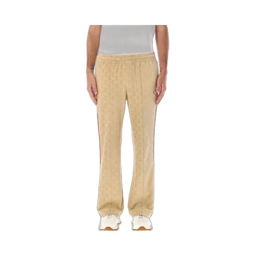 Casablanca Monogram-Jacquard Straight Leg Track Pants