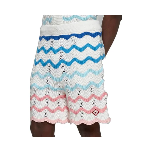 Casablanca Wave Knitted Shorts