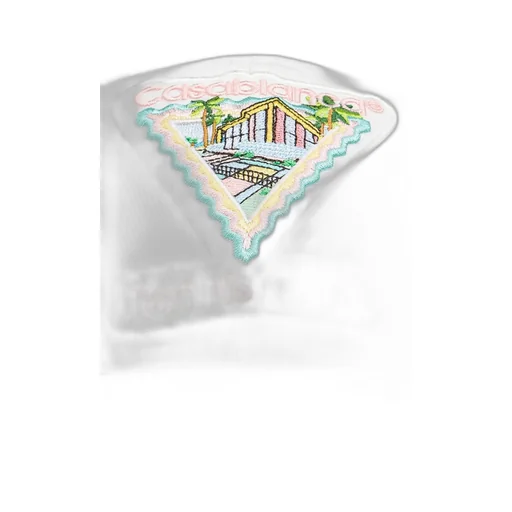 Casablanca Tennis Club Logo Embroidered Baseball Cap