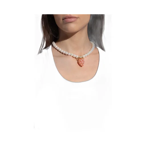Casablanca Strawberry Pearl Necklace