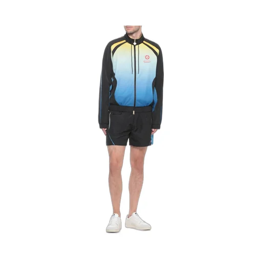 Casablanca Logo Appliqué Zipped Jacket
