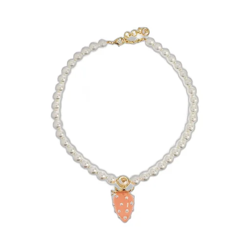 Casablanca Strawberry Pearl Necklace