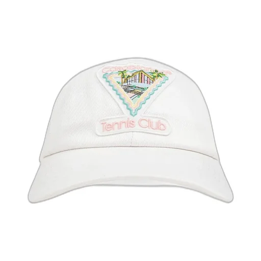 Casablanca Tennis Club Logo Embroidered Baseball Cap