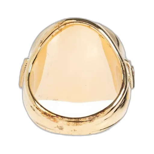 Casablanca Engraved Brass Ring