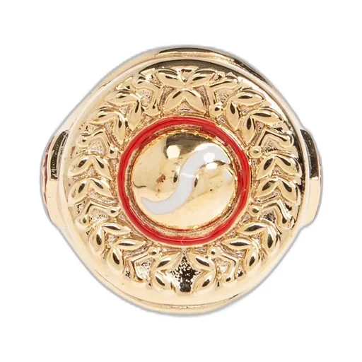 Casablanca Engraved Brass Ring