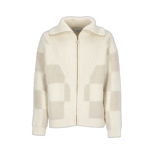 Casablanca Checked Boucle Cardigan