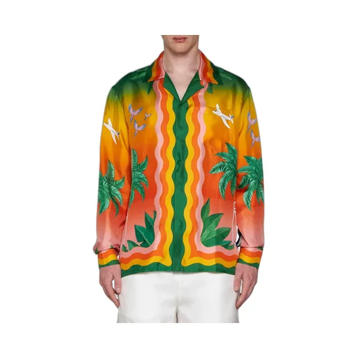 Casablanca Tennis Club Graphic Printed Shirt