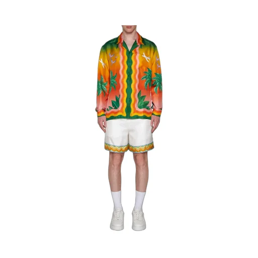 Casablanca Tennis Club Graphic Printed Shirt