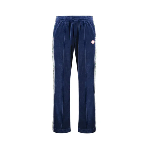 Casablanca Heart Monogram Mid-Rise Track Pants
