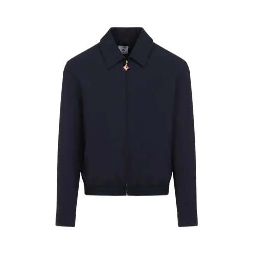 Casablanca Zip-Up Long-Sleeved Jacket
