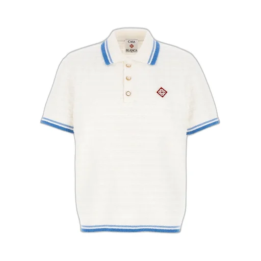 Casablanca Textured Polo Shirt