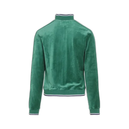 Casablanca Logo Embroidered Velvet Track Jacket