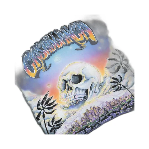 Casablanca La Premonition Hotfix Printed Zipped Hoodie