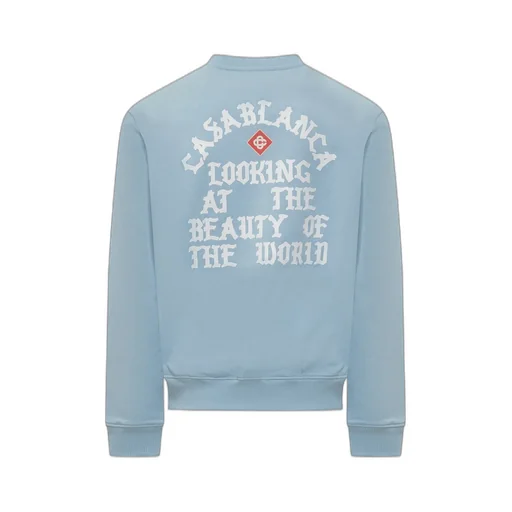 Casablanca Logo Printed Crewneck Sweatshirt