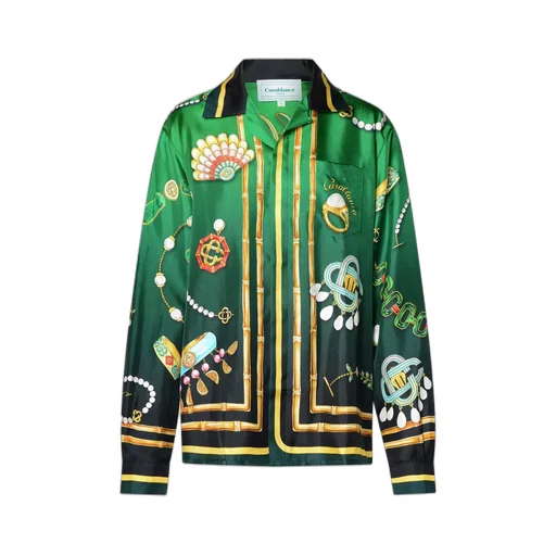 Casablanca Graphic-Print Long-Sleeved Shirt