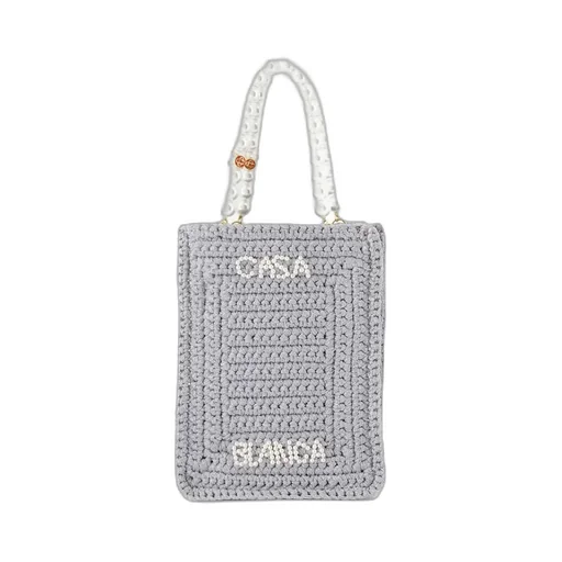 Casablanca Logo Embellished Tote Bag