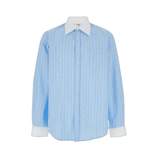 Casablanca Laurel Stripe Jacquard Shirt