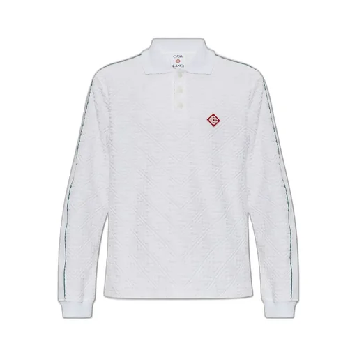 Casablanca Embroidered Logo Polo Shirt