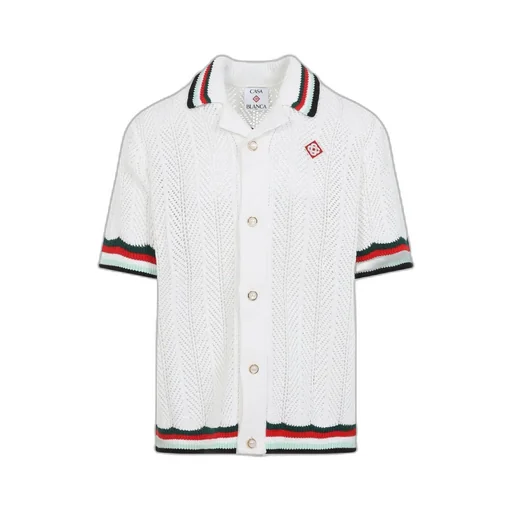Casablanca Montagne Ondulee Crochet Shirt