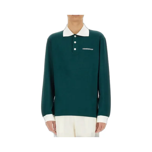 Casablanca Long Sleeve Polo Shirt
