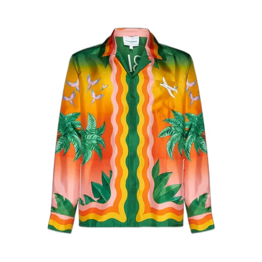 Casablanca Tennis Club Graphic Printed Shirt