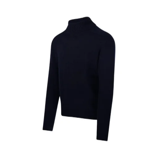 Cashmere Company Ribbed Turtleneck Sweater