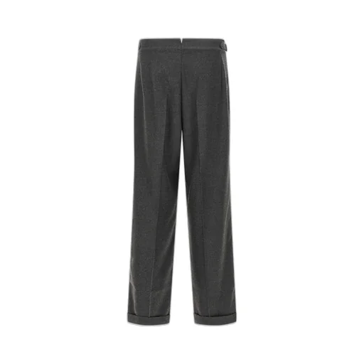 Cellar Door Rowan Pleated Straight-Leg Pants