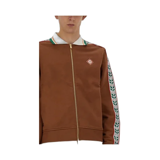 Casablanca Laurel Zip Up Sweatshirt
