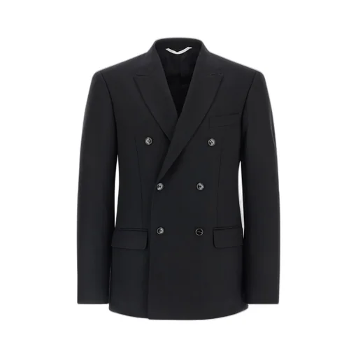 Cellar Door Nat Double-Breasted Blazer