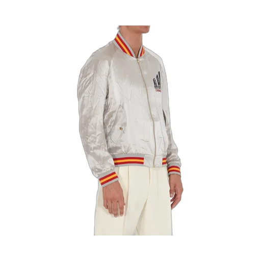 Casablanca Logo Embroidered Zipped Jacket