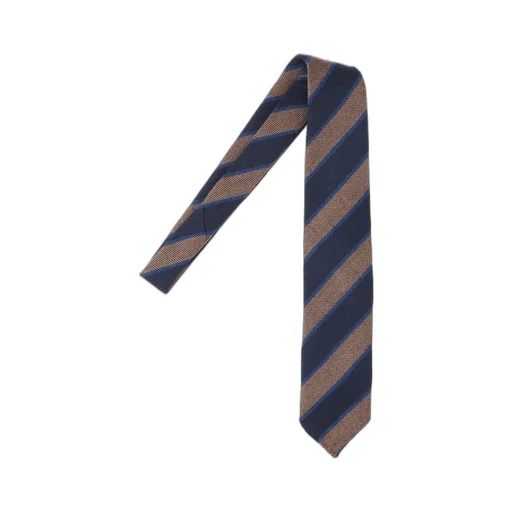 Cesare Attolini Striped Pointed Tip Tie