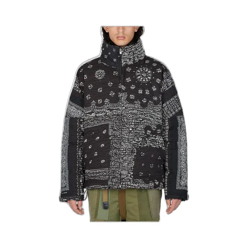 Children Of The Discordance Bandana Printed Down Jacket