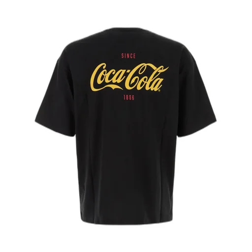 Champion X Coca Cola Logo Printed Crewneck T-Shirt