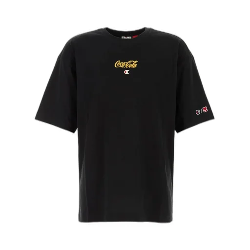 Champion X Coca Cola Logo Printed Crewneck T-Shirt