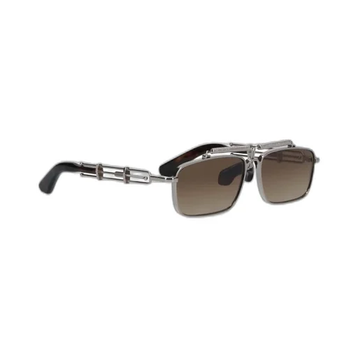 Chimi Rectangle-Frame Bridge Detail Sunglasses