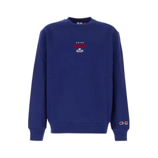 Champion X Coca Cola Logo Printed Crewneck Sweatshirt