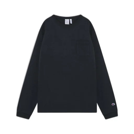 Champion Logo Patch Long-Sleeved T-Shirt