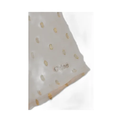 Chloé Kids Sequin Embellished Mid Length Tulle Skirt