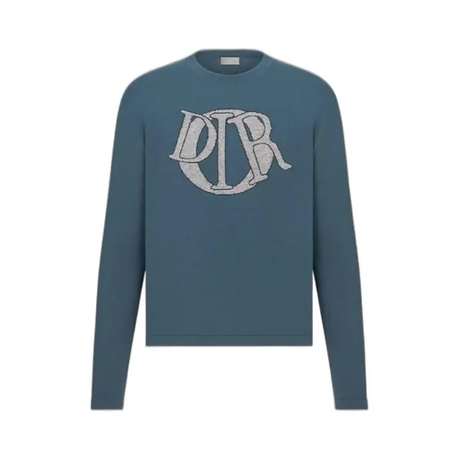 Christian Dior Logo Detailed Crewneck Jumper