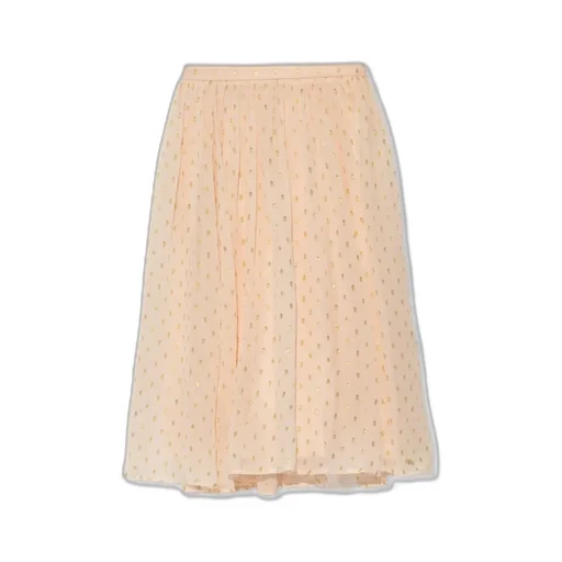 Chloé Kids Sequin Embellished Mid Length Tulle Skirt