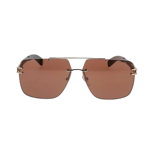 Chopard Eyewear Pilot Rimless Sunglasses