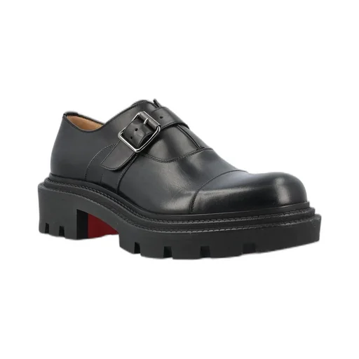 Christian Louboutin Monk Strap Buckle Loafers