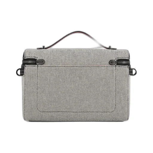 Christian Louboutin Logo Engraved Zip-Up Shoulder Bag