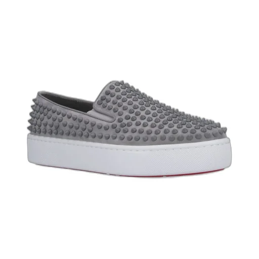 Christian Louboutin Stud Embellished Slip-On Sneakers