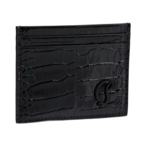 Christian Louboutin Embossed Logo Plaque Wallet