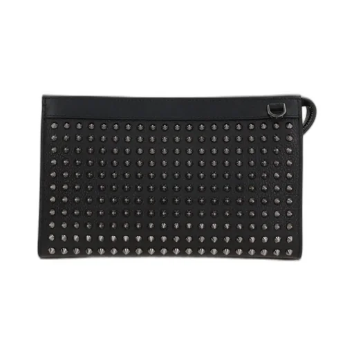 Christian Louboutin Studded Zip Clutch Bag