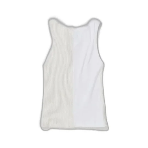 Christina Seewald Asymmetric Ribbed Vest